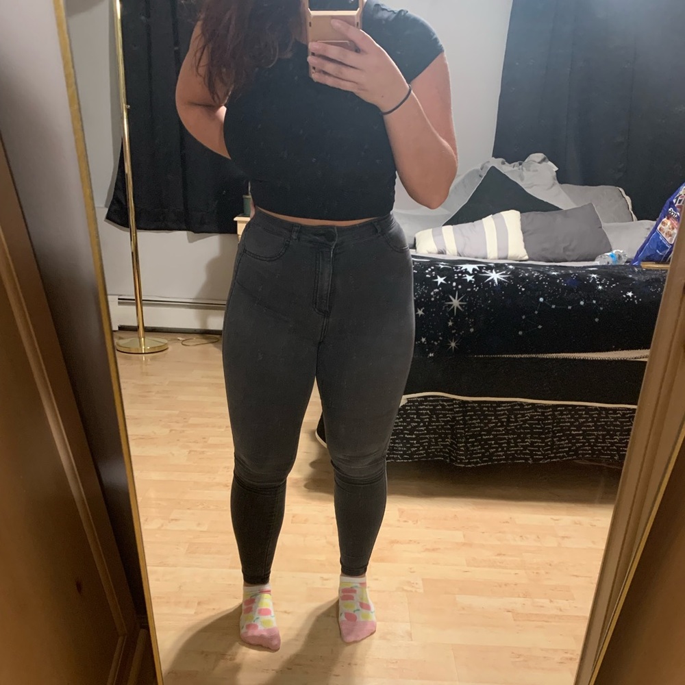 S Dark Grey FitJeans